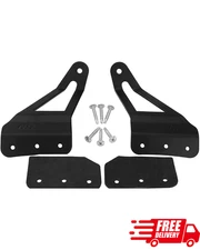 Curved LED Light Bar Brackets 50-54" Roof Mount for Truck SUV Upper Windshield