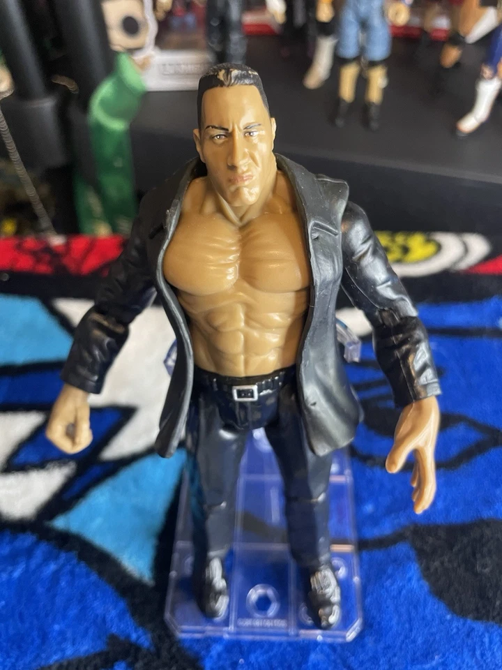 1999 Jakks Pacific The Rock Loose Action Figure With Jacket In Good Condition! - Image 2 of 4