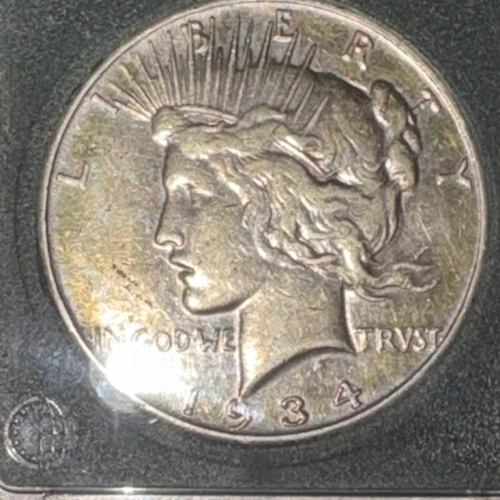 1934 Peace Dollar $1 Silver Coin 0.9 Fine Silver Uncertified Circulated
