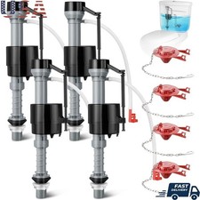 Toilet Fill Valve Replacement Kit Adjustable Quiet Flapper Water Efficient Seal