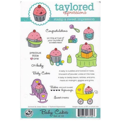 Stempel - Taylored Expressions - Baby Torten - Törtchen / Kinder