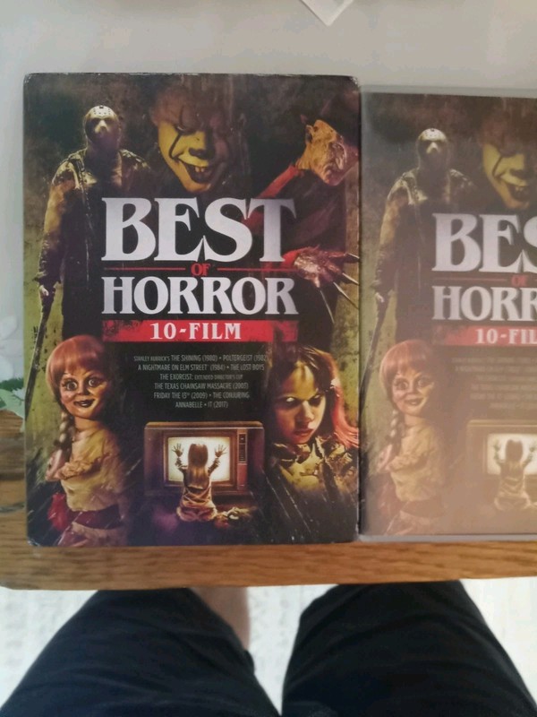 Best of Horror: 10 Film Collection (DVD) 2019 Used Wear On Case Widescreen & Sta