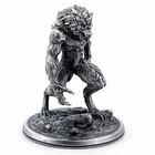 Werewolf 1 oz Gold Spartan 999+ Pure Silver Statue  – Luxury Collectible Gift