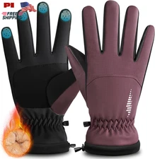 Winter Waterproof Ski Gloves Warm Touchscreen Windproof for Men Women