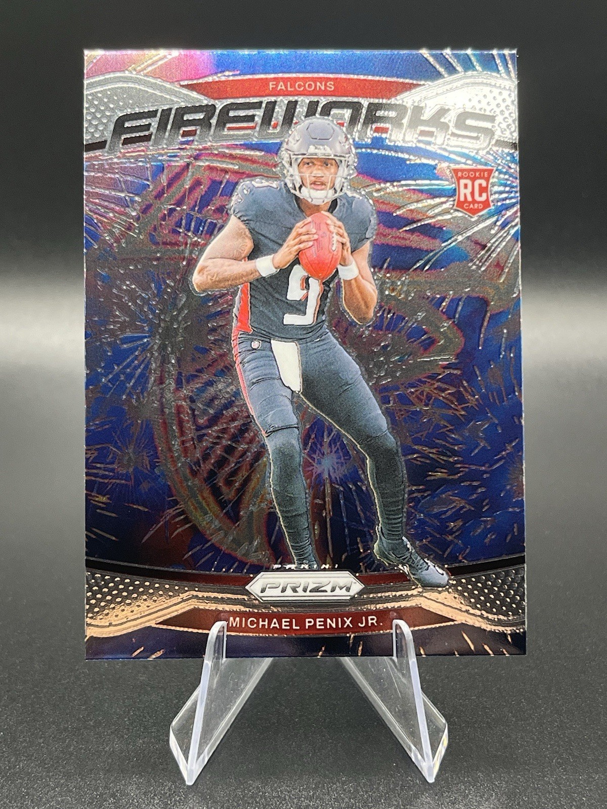 2024 Panini Prizm - Fireworks Michael Penix Jr. #16 (RC)