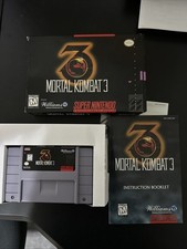 Mortal Kombat 3 III (Super Nintendo SNES) Complete in Box CIB
