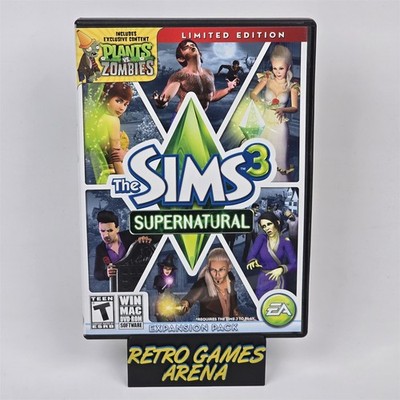 The Sims 3: Supernatural - Limited Edition (PC DVD-ROM) CIB COMPLETE