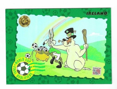 1994 Upper Deck World Cup Soccer Looney Tunes Ireland Qualifier Insert Card #Q13