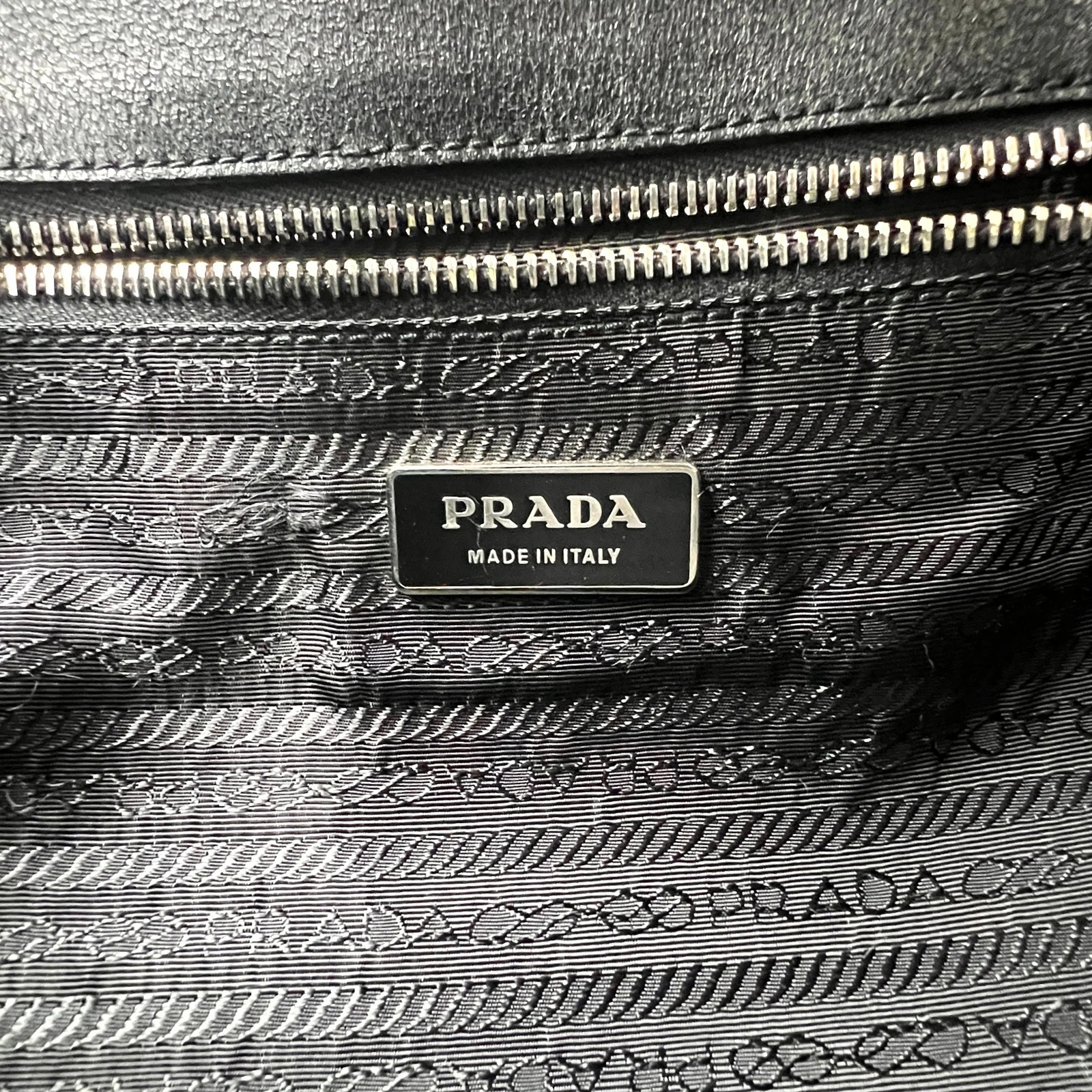 Prada Perforated Leather Tote — image 9