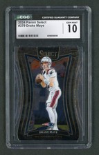 2024 Panini Select Drake Maye Rookie RC #379 CGC 10 Gem Mint