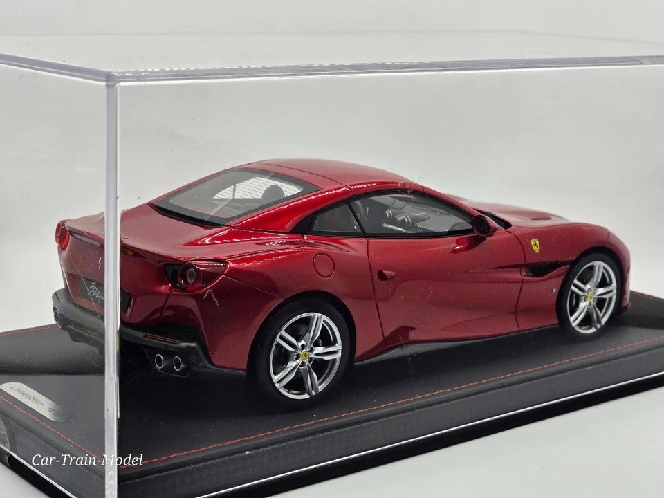 Ferrari Portofino 2017 Rosso Portofino - Limited 60 pcs - P18157A BBR 1:18 - Immagine 3 di 4