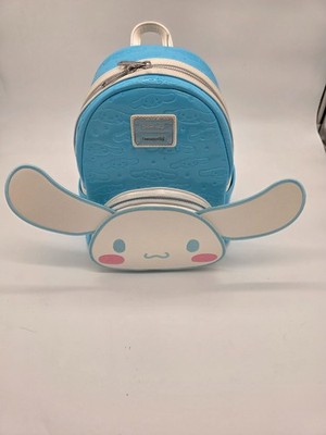 Loungefly Sanrio Cinnamoroll Moveable Ears Mini Backpack in Blue Patent Leather Grotto Treasures Exclusive - Loungefly Sanrio Cinnamoroll  main image 4