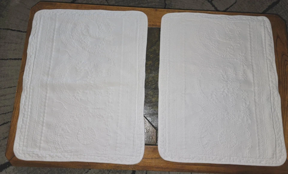 2 fundas estándar históricas Charleston Foundation matelassé 100 % algodón victoriano  Foto 2 de 4