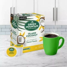 Green Mountain Coffee Roasters Island Coconut Coffee, 24 Count