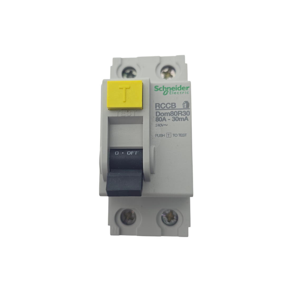 Schneider Electric RCCB 80A 30mA Type A RCD Residual Current Circuit Breaker