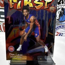 2026 Topps Finest FIRST Rookie Chaz Lanier F-27 Detroit Pistons NBA Basketball