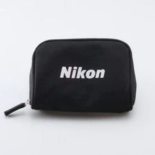 【MINT】Nikon Camera accessory storage pouch Black with logo 13 x 10 x 5 cm