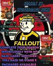 Fallout 76 PC |Season 23 Scoreboard| 20X Stage 5 Snake Completion