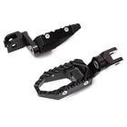 Black 1.5 in Extend Front Cruise Foot Pegs For Softail SPORT GLIDE 18-21 22 23