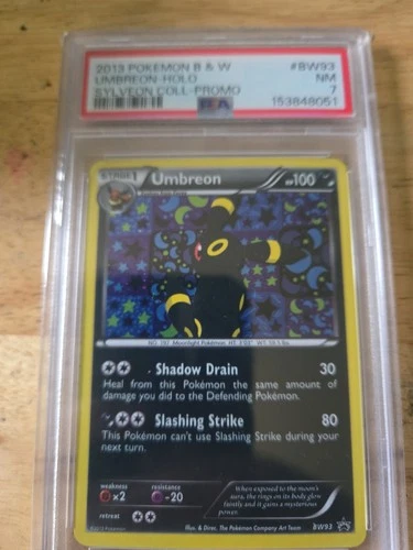 Umbreon BW93 - Holo Rare - Black & White Promos Psa 7