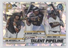 2020 Bowman Atomic Refractor 28/150 Ke'Bryan Hayes Oneil Cruz Cal Mitchell o7m