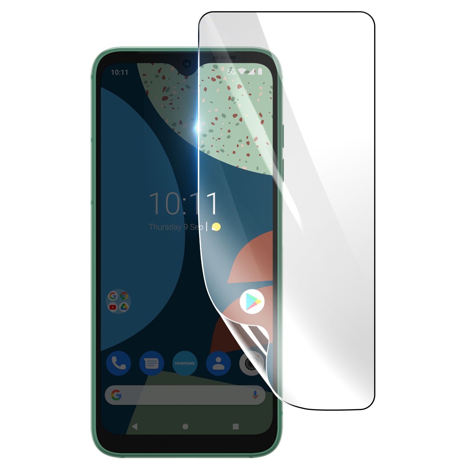 Film hydrogel pour Fairphone 4 protection écran anti-choc et anti-rayures transparent