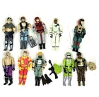 Vintage 1980's G.I. JOE ACTION FIGURE LOT WITH SOME ACCESSORIES HASBRO!
