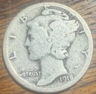 1918 s mercury dime us coins
