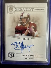 2024 Panini National Treasures Steve Young NFL Greatest Signatures Auto /99 SP