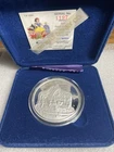 1987 Disney Snow White WITCH 5 Oz Silver .999 Coin 50th Anniversary w/COA & BOX