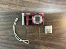 Sony Cyber-shot DSC-W370 14.1MP CCD Digital Camera Working-Red READ (4)