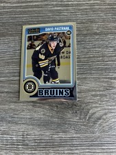 2014-15 O-Pee-Chee Platinum Hockey #177 David Pastrnak Rookie Card RC OPC Bruins. rookie card picture