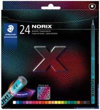 24 STAEDTLER Buntstift NORIX, 24er Kartonetui