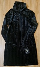 NWT Art Class Target Dress Black High Neck Ridged Velvet Size M (8)