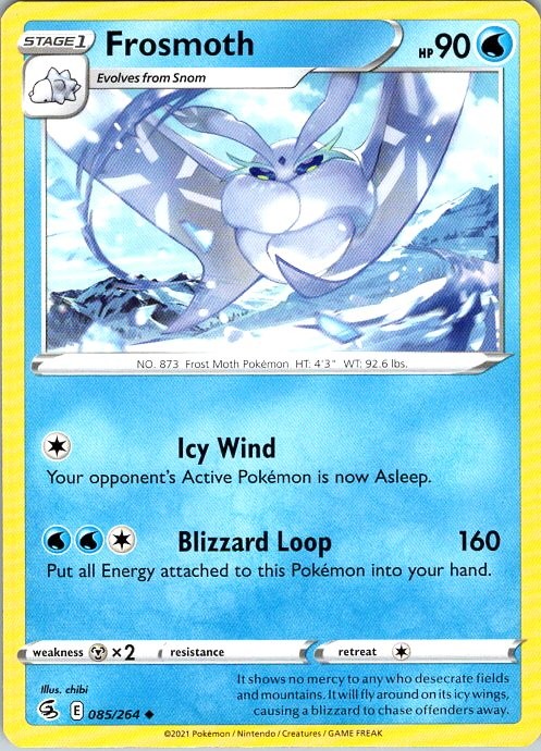 FROSMOTH 085/264 UNCOMMON FUSION STRIKE POKEMON NEAR MINT