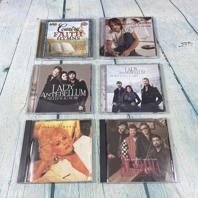 Lot of 6 Country Music CDs Keith Urban Lady A Lorrie Morgan Alabama