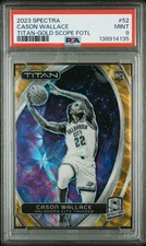 2023-24 Panini Spectra Titan Cason Wallace #52 Gold Scope Prizm 3/3 = 1/1(RC)