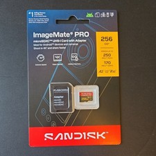SanDisk ImageMate PRO microSDXC UHS-I A2 U3 V30 Extreme Speed 256GB 512GB