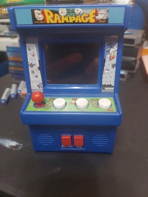 Rampage Mini Arcade Machine Retro Handheld Game TESTED & Working 