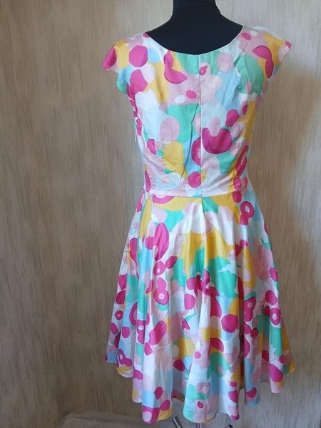 Women Boden Dress Multicolor Cotton 38 / M / 46 #62YJ