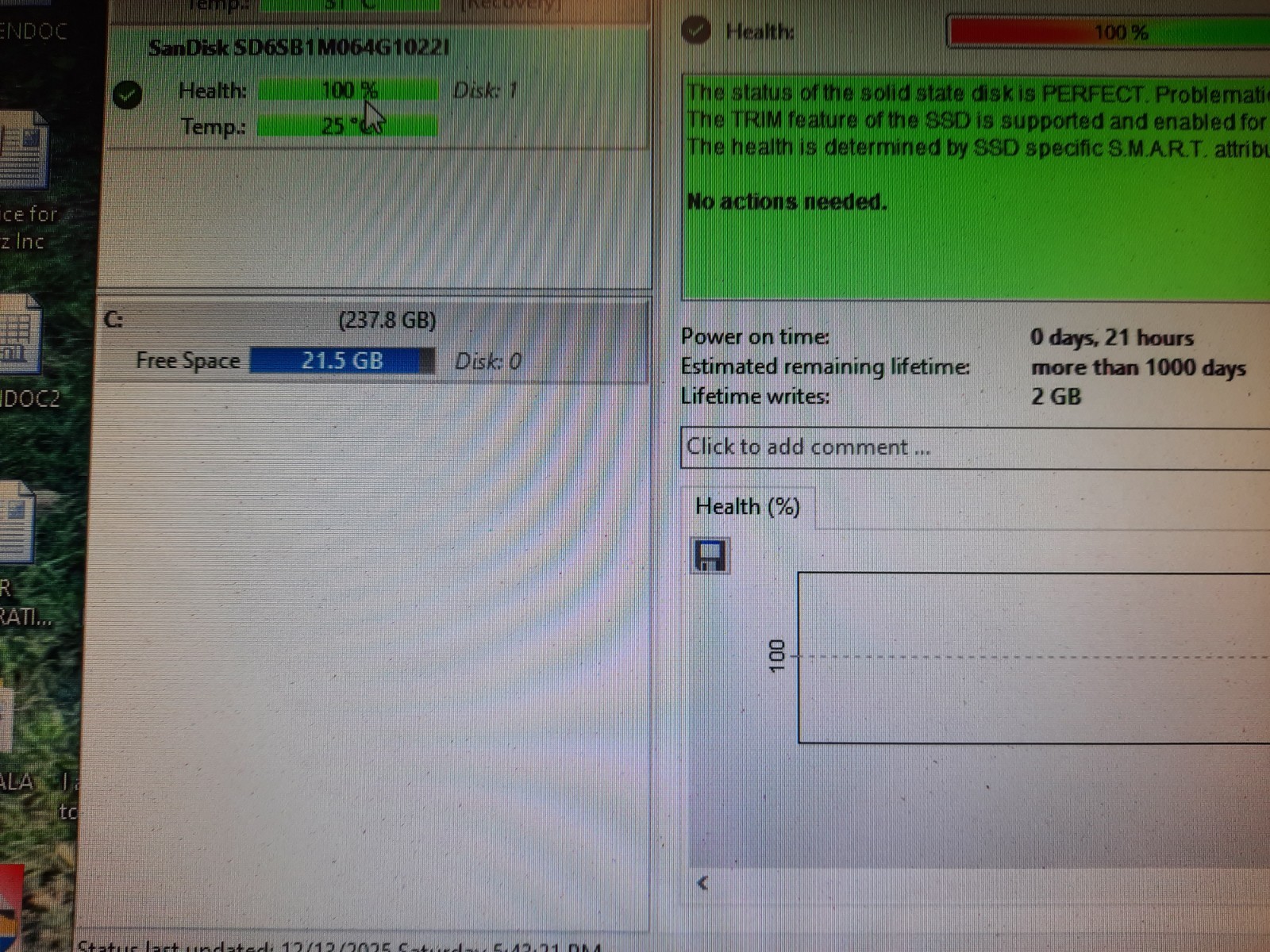 lot of 1`0 SanDisk SD6SB1M-064G X110 64GB 2.5" SATA   Solid State Drive