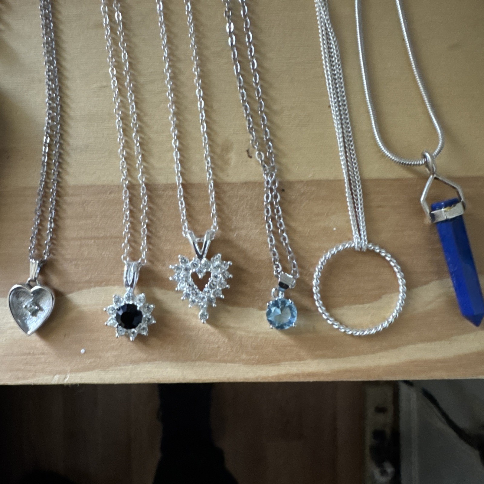 Assorted Necklaces Some Silver Some Silver Plated… - image 1