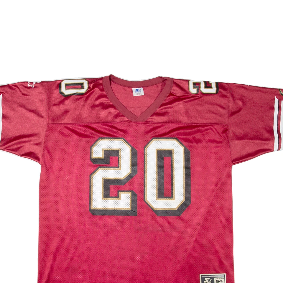 STARTER NFL San Francisco 49ERS Mens Jersey Maroon USA V-Neck Nylon 2XL - Image 2 of 4