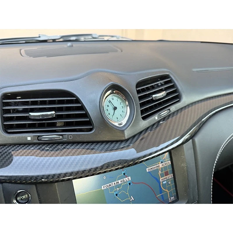 Dry Carbon Fiber Dashboard Panel Cover for Maserati GranTurismo GC 2008-2019 - Image 3 of 4