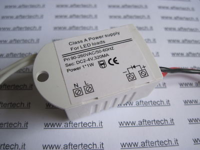 LED Treiber 1 X 1W 320mA Konstant Eingang 90~260V B4E11