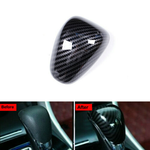Interior Decor For Honda Accord 13-17 Carbon Fiber Gear Shift Knob Cover Trim - Picture 1 of 7