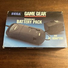 Sega Game Gear Rechargeable Battery - Complete W Reg Card - Authentic