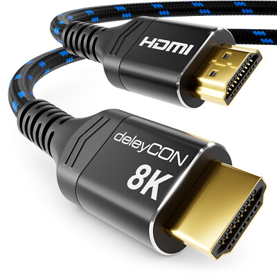 5m 8K HDMI 2.1 Kabel UHD 2160p 8K@60Hz 4K@120Hz HDR ARC CEC Dolby DTS Ethernet
