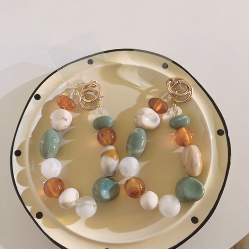 Beaded Bracelet Phone Charm Cellphone Lanyard Keychain Ornament for Everyday Use - 第 5/8 張圖片