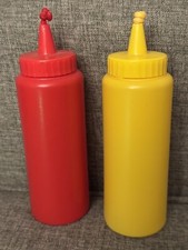 Melissa  Doug Condiment Ketchup and Mustard Bottles
